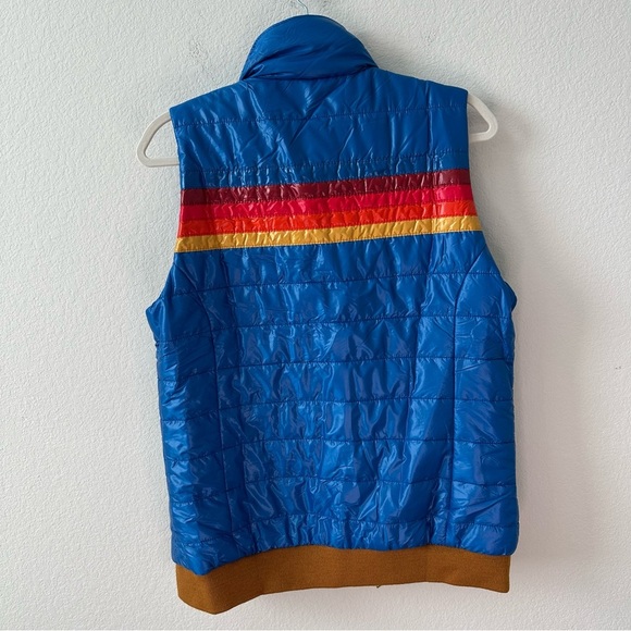 NWT AVIATION NATION 5 STRIPE VEST - GLOSSY SNORKEL BLUE SZ M - Picture 8 of 9